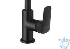 Смеситель кухни Aquatek Вега AQ1081MB (черный матовый)