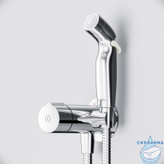 Встраиваемый смеситель с гигиеническим душем AM.PM X-Joy F0H85A500 . (хром)