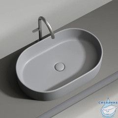  Раковина на столешницу 61 см Ceramicanova Element CN6048MH (серый)