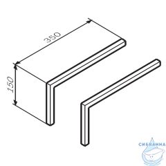 Ножки для мебели AM.PM Func, 2 шт 	M8FLEGS-C015GM
