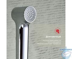 Встраиваемый смеситель Raglo R03.53 с гигиеническим душем (хром)