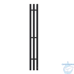 Полотенцесушитель электрический Terminus Tres круглый 16х120 (черный)