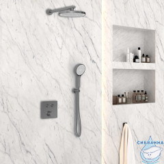 Душевая система Vincea 260 1 режим VSFW-4212GM (вороненая сталь)