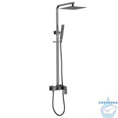 Душевая стойка ABBER Daheim AF8220NGL без излива, оружейная сталь