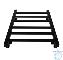 Полотенцесушитель электрический Санприз Контур П6 40х60 (черный матовый) (подключение универсальное)