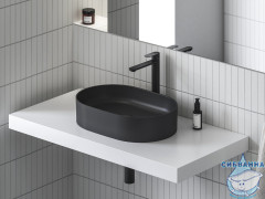 Смеситель для раковины Ravak Chrome CR II 015.20BL X070459 (черный матовый)