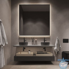 Бутылочный сифон для умывальника, графит, Optima Home, IDDIS, OPTGM00i84