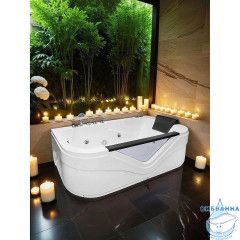 Акриловая ванна с гидромассажем Loranto CS-832NL 170x80 с каркасом