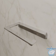 Держатель для туалетной бумаги без крышки, сплав металлов, Slide, хром, IDDIS, SLISC00i43