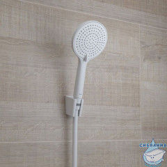 Лейка для душа, белая матовая, Optima Home, IDDIS, OPH3F0Wi18