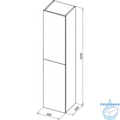 Пенал Aquanet Алвита new 35 см, белый матовый 277558