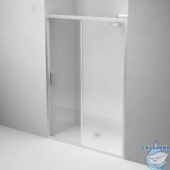 Дверь в нишу AM.PM Gem W90G-140-1-195MM 140 см профиль хром, стекло матовое