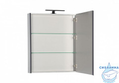 Зеркало-шкаф Aquanet Алвита 70 серый антрацит 183990