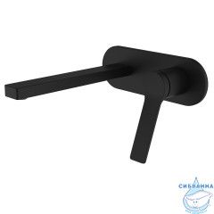 Встраиваемый смеситель для раковины Azario Vise AZ-VSA148330PA (черный матовый)