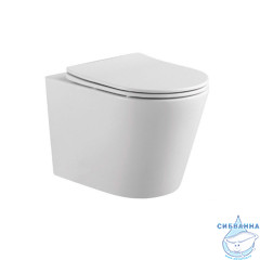 Унитаз подвесной безободковый Aquatek Вега AQ1904-00 (с сиденьем Soft Close (микролифт)
