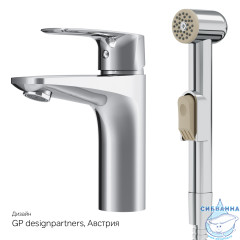 Смеситель Am.Pm Gem F90A03000 с гигиеническим душем (хром)