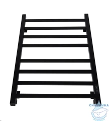 Полотенцесушитель электрический Санприз Контур П8 50х80 (черный матовый) (подключение универсальное)