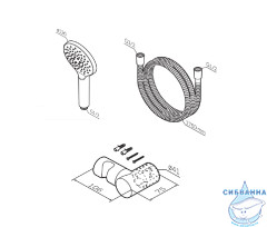Лейка для душа Am.Pm Like 110 F0118000 3 режимa (хром)