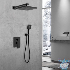 Душевая система Vincea Next 250 1 режим VSFW-1N1MB (черный матовый)