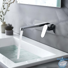 Смеситель для раковины встраиваемый Aquatek Оберон AQ1213CR (хром)