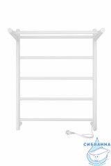 Полотенцесушитель электрический Indigo Line с полкой П4 50х60 белый матовый (с возможностью скрытого подключения, подключение R/L)