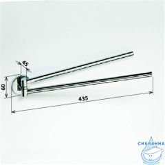 Полотенцедержатель Bemeta Alfa 102404101