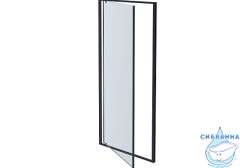 Дверь в нишу Aquatek AQ ARI PI 09020BL 90x200 профиль черный, стекло прозрачное