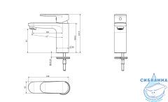 Смеситель для раковины Aquatek Ника AQ1810BGM (оружейная сталь)