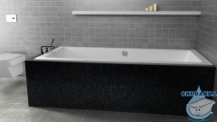 Акриловая ванна Riho Lugo Velvet 190x90 с каркасом