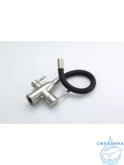 Смеситель кухни Frap F4396-5 (сатин/черный)