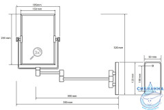 Косметическое зеркало Bemeta 153301612