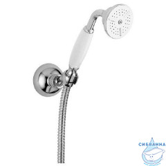 Ручной душ Paffoni Belinda 1 режим ZDUP035CR (хром/белый)