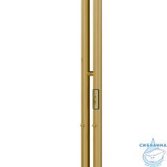 Полотенцесушитель электрический Indigo Style (с таймером) 10х120 брашированное золото (с возможностью скрытого подключения, подключение R/L)