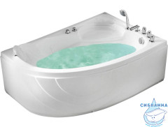 Акриовая ванна Gemy G9009 B R 150х100 с гидромассажем