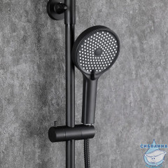 Душевая система Frap F2475-6 250 1 режим (черный)