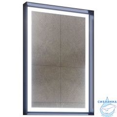 Зеркало ORKA Craft 60x90 c LED подсветкой, антрацит матовый