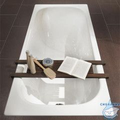 Стальная ванна Bette Классик 180x70 с шумоизоляцией и антигрязевым (BetteGlasur® Plus) , с ножками