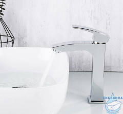 Смеситель для раковины Gappo G1007-72 (без донного клапана) (хром)