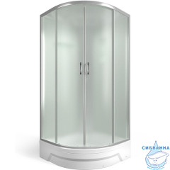 Душевая кабина Erlit ER350926-C3 90x90 профиль хром, стекло матовое