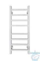 Полотенцесушитель электрический Санприз Контур П8 30х80 (белый матовый) (подключение универсальное)