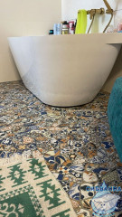 Ванна из литьевого мрамора New Line Sanitary Эдем 170х90 (с полкой и переливом)