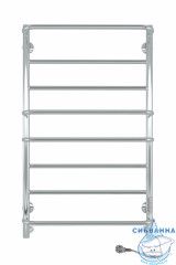 Полотенцесушитель электрический Indigo Europe Lux П8 (с таймером) 50х80 хром (с возможностью скрытого подключения, подключение R/L)