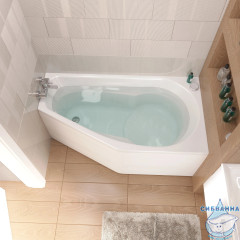 Акриловая ванна 1Marka Deep 150х80 R с каркасом