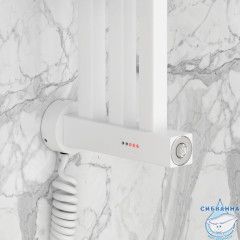 Полотенцесушитель электрический Сунержа Хорда 125 (с возможностью скрытого подключения) (белый матовый)