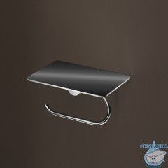 Бумагодержатель с полкой, нержавеющая сталь, Дюна (Duna), хром глянцевый, IDDIS, DUNSBC0i43