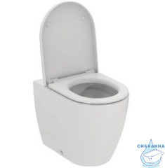 Унитаз приставной безободковый Ideal Standard Ellisse T569401 с сиденьем Soft Close (микролифт)