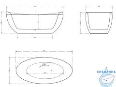 Акриловая ванна Abber 170х80 AB9236