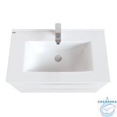 Тумба с умывальником Iddis Cloud 80 см белый глянец CLO80W0i95