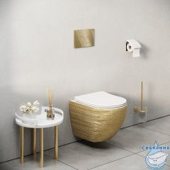 Кнопка смыва Grossman Galaxy 700.K31.01.300.300 золото глянцевое