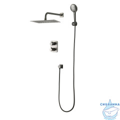 Душевая система Lemark Bronx 300 1 режим LM3749GM (графит)